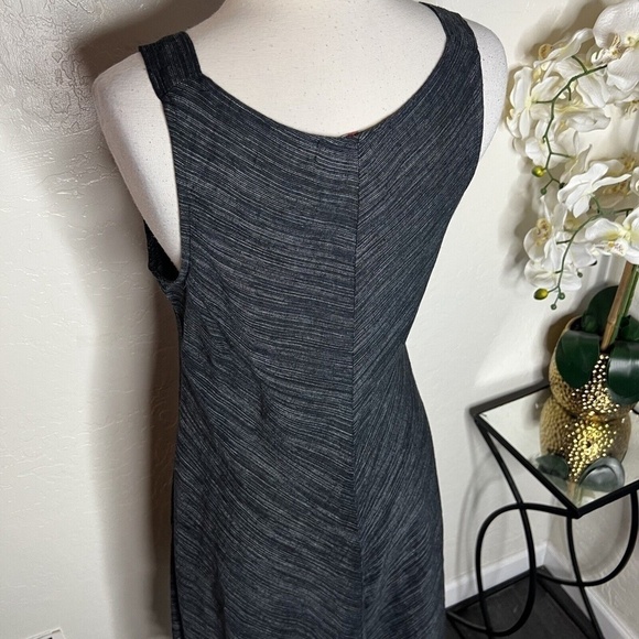 fever Linen-Blend Handkerchief Hem Midi Tank Dress Size M - Picture 6 of 10